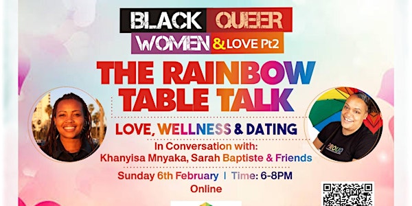 Rainbow Table Talk:  Conversations on healthy LGBTQ+ Relationships