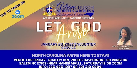 Action Chapel North Carolina "Let God Arise" Encounter Night primary image