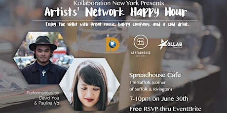 Kollaboration: Artists' Network Happy Hour sponsored by Diamond Hong primary image