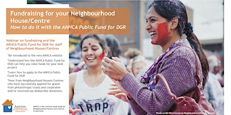 Webinar: ANHCA Public Fund for DGR primary image