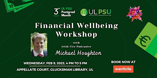 PSU Financial Wellbeing Workshop with Irish FIRE Podcaster Michael Houghton