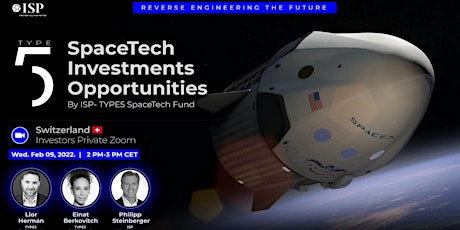 SpaceTech Investments Webinar (Zoom) tickets