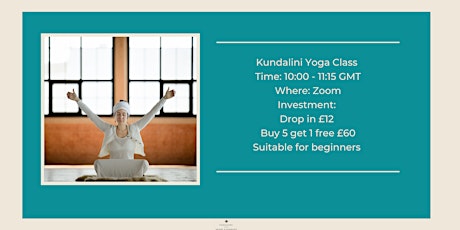 Kundalini Yoga & Meditation Online Class billets
