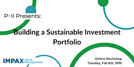 Building a Sustainable Investment Portfolio tickets