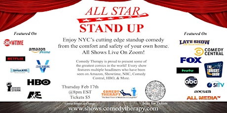 All Star Stand Up - Feb 17th primary image