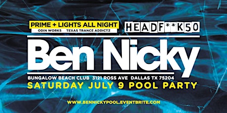 Ben Nicky Pool Party primary image