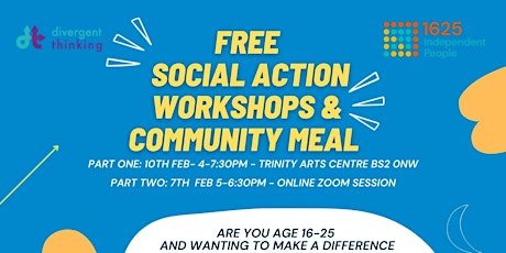 Social action workshops and community meal tickets