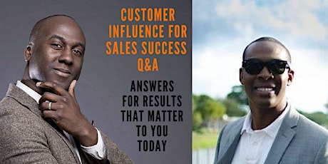Customer Influence for Sales Success Live Q&A primary image