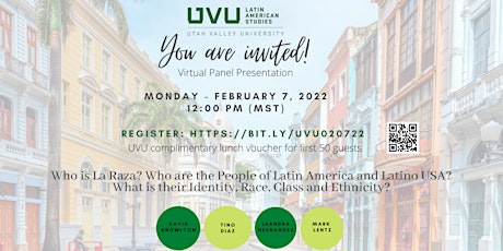 UVU Latin American Studies Virtual Speaker Series tickets