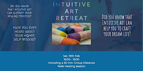 Intuitive Art Retreat - Followed by a 30 min. Group Reiki Healing Session tickets