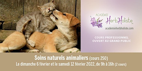 Soins naturels animaliers (cours 250) tickets