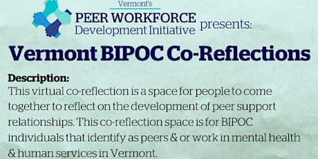 Vermont Statewide BIPOC CO-Reflections tickets
