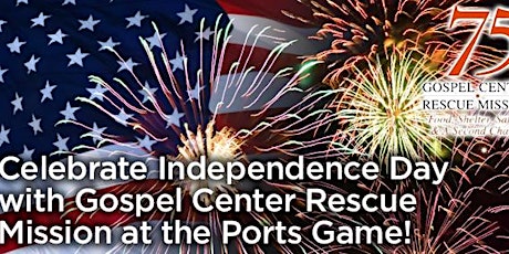 GCRM 4th Of July - Stockton Ports Baseball & Fireworks Fundraiser primary image