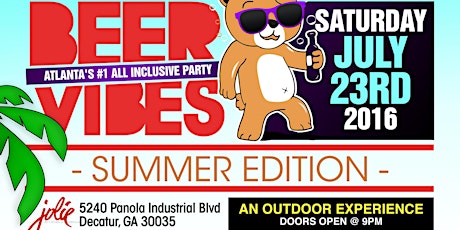 SUMMER BEERVIBES 2016 - An Outdoor Experience primary image