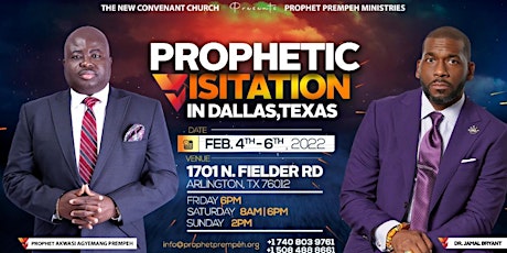 Prophetic Visitation Dallas with Prophet Prempeh tickets