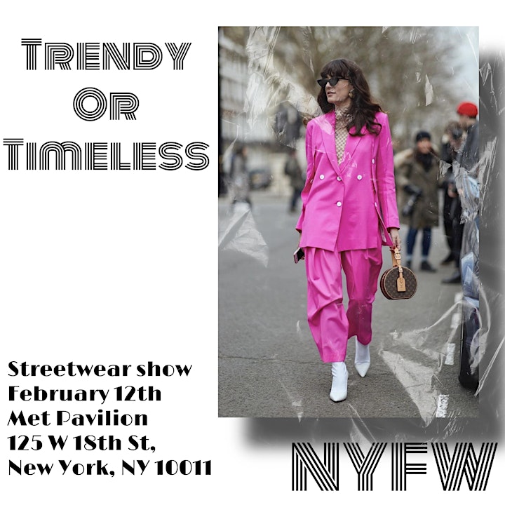 Street Fashion Week: NYFW Streetwear show (SFWRUNWAY) image