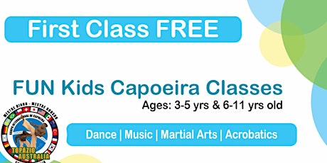 Free Dance Martial art Class for kids 3-5 yrs old primary image