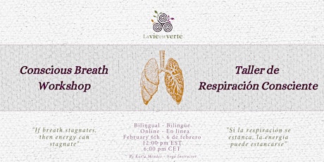 Conscious Breath Workshop - Taller de Respiración Consciente ingressos