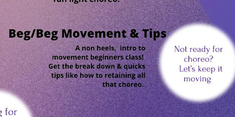 Cherry Heels -  Movement + Tips biglietti