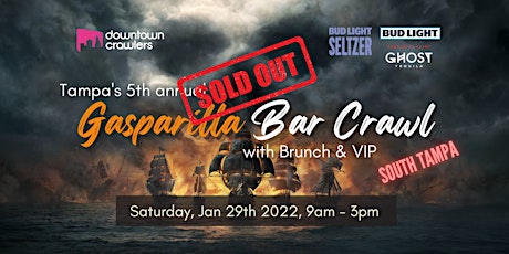 5th Annual Gasparilla Bar Crawl, Brunch & VIP - South Tampa