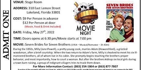 Classic Dinner & A Movie Night Presented by Stage Room Lakeland tickets