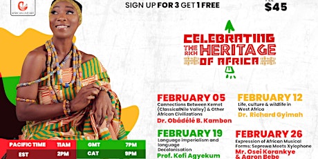 Black History Month: Celebrating The Rich Heritage of Africa tickets