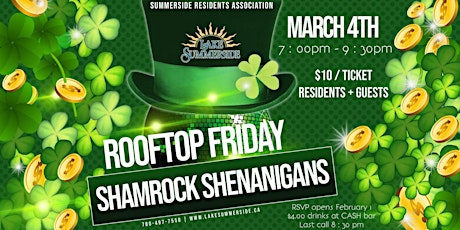 Rooftop Friday Shamrock Shenanigans