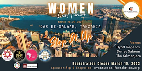 WOMEN LEAD FORUM -  Dar es Salaam,  TANZANIA primary image