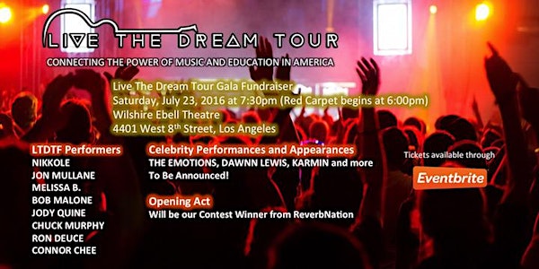 Live The Dream Tour Gala Fundraiser