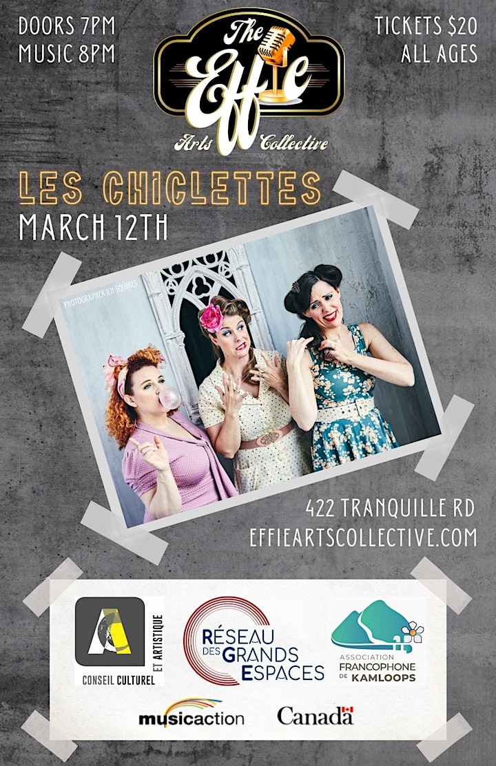 Les Chiclettes at The Effie - Kamloops, BC image