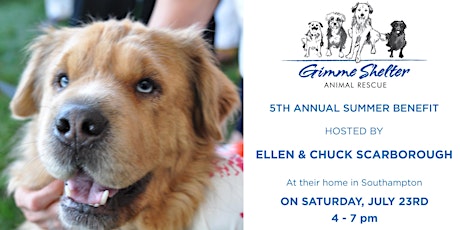 The 5th Annual Gimme Shelter Animal Rescue Summer Benefit