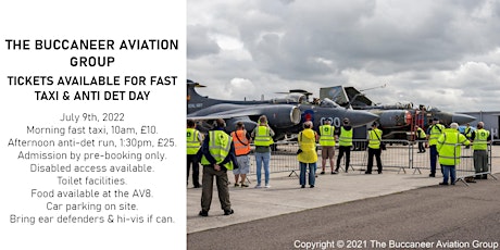 The Buccaneer Aviation Group - Fast Taxi & Anti Det Runs tickets