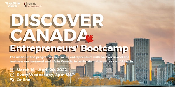 Discover Canada Entrepreneurs' Bootcamp
