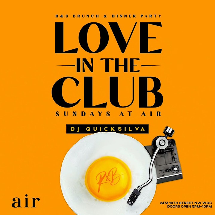 Love In The Club: R&B Brunch & Day Party | 5-10pm at Air image