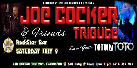 Joe Cocker & Totolly Toto Tribute Shows primary image