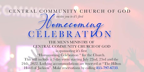 Homecoming Celebration Central Community Church of God tickets
