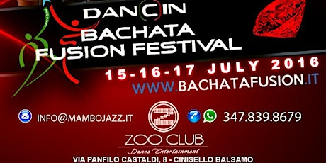 Immagine principale di Dancin Bachata Fusion Festival 2016 