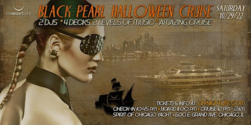 Chicago Halloween - The Black Pearl Yacht Party