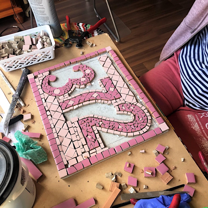 Mosaic House Number Workshop  at Victoria Park Centre for the Arts image