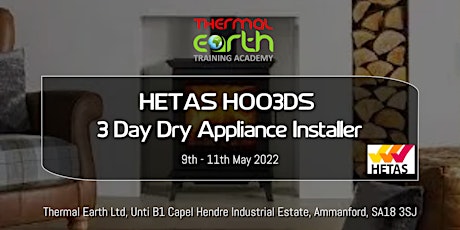 HETAS H003DS - Dry Appliance Installer primary image