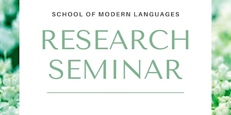 Research Seminar Series primary image