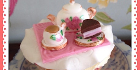 Vintage Tea Set cupcake decorating workshop primary image