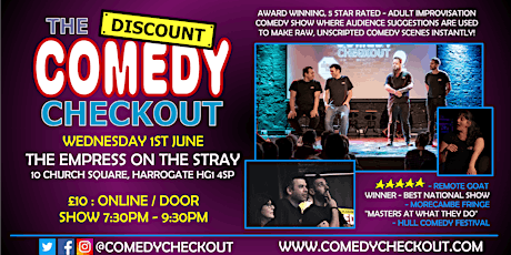 Comedy Improv Night at The Empress on the Stray - Weds 1st June tickets