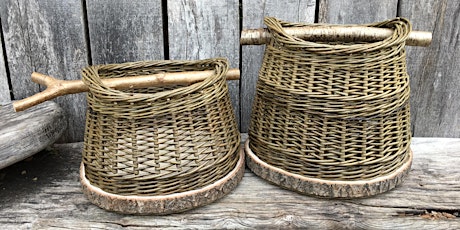 Log Bottomed Willow Basket primary image