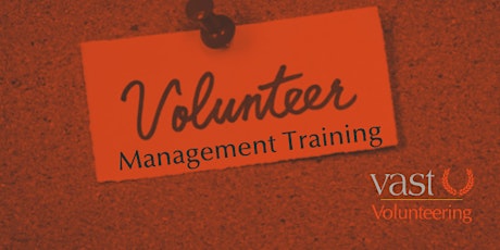 Volunteer Management Training tickets