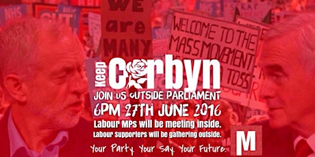 EMERGENCY ACTION: Keep Corbyn. Build our Movement primary image