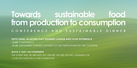 Immagine principale di Towards sustainable food: Conference and Sustainable Dinner 