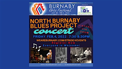 North Burnaby Blues Project Concert primary image