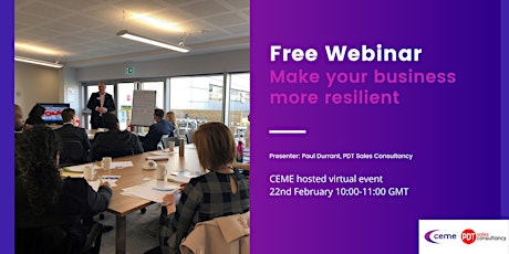 Webinar: Make Your Business More Resilient