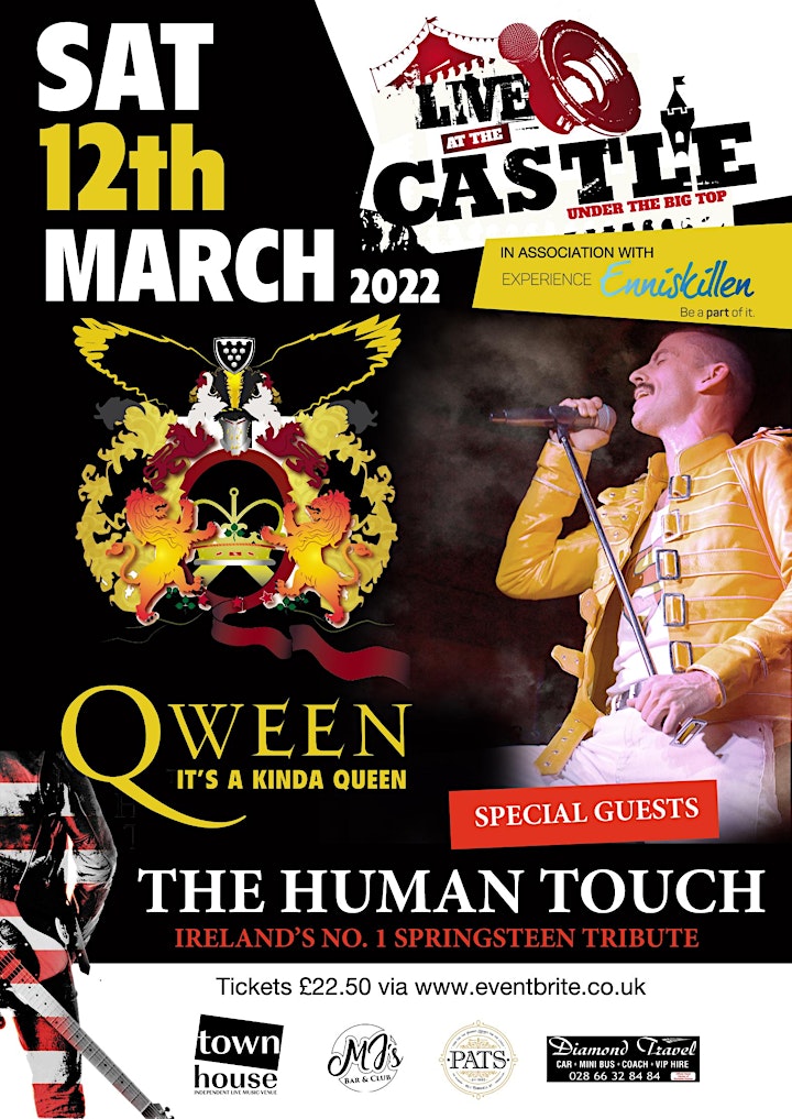 Qween -‘Live @the Castle’ Enniskillen (Special guests The Human Touch) image